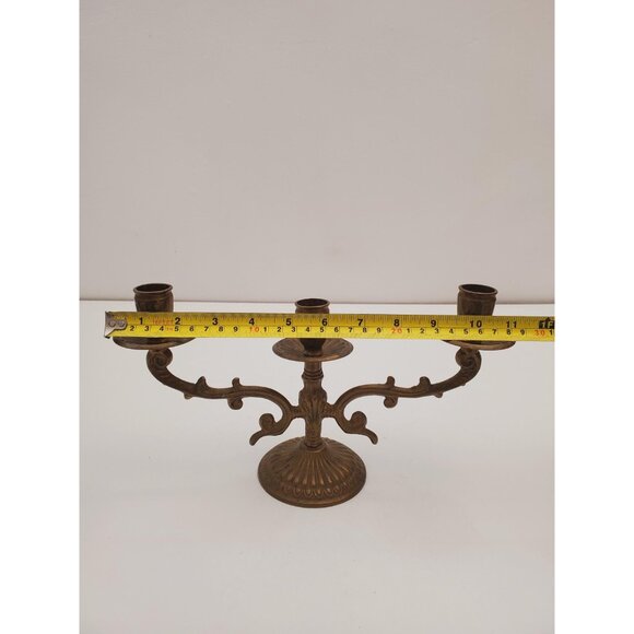 Vintage candelabra candle holders/ 3 arm candelabras/ candelabra perfect for - Picture 10 of 10